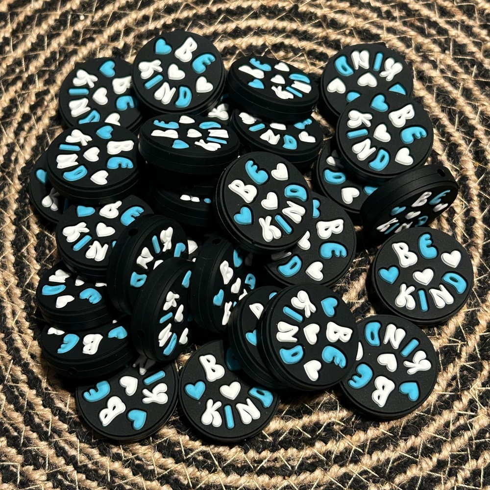 Be Kind Focal Silicone Beads